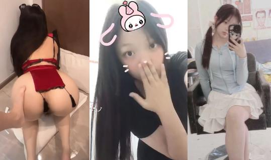 广东工业大学【方雅琴】马尾飘飘竟被金主调教成性奴母狗，揉着饱满大奶后入抽插淫叫不断